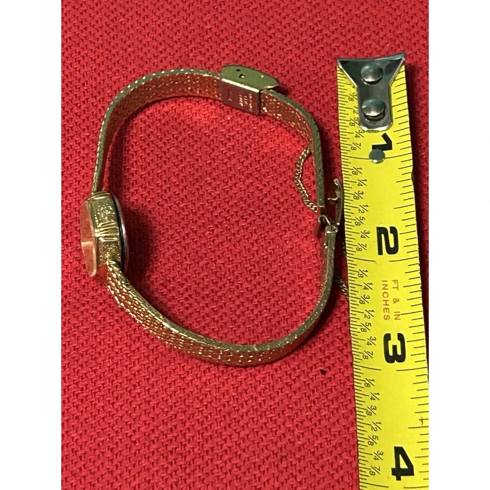 Vintage PIERRE CARDIN Designer Quartz Gold Plated Ladies Watch with Bracelet